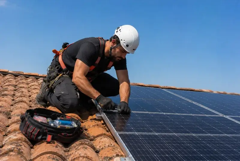 Maintenance et monitoring de panneaux solaires à Virignin