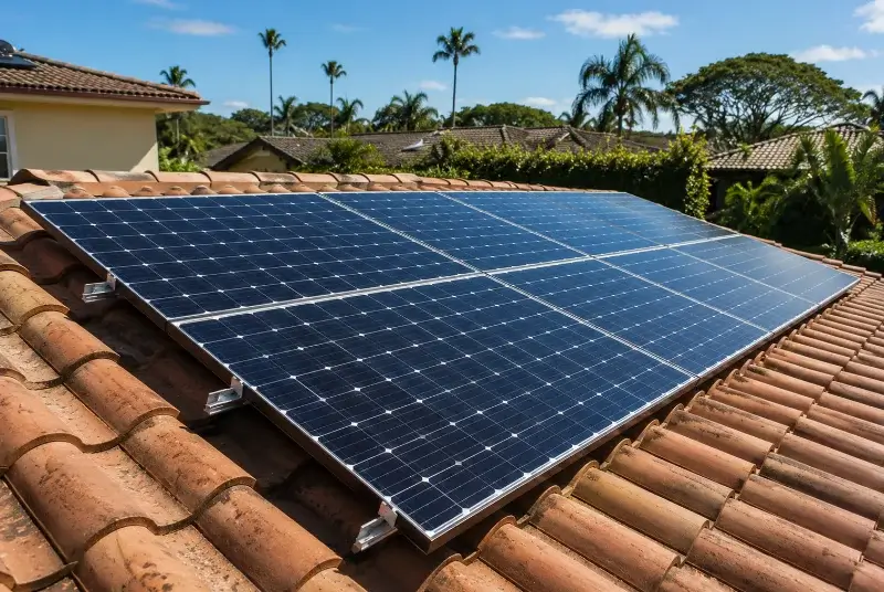 Installation de panneaux solaires à Virignin